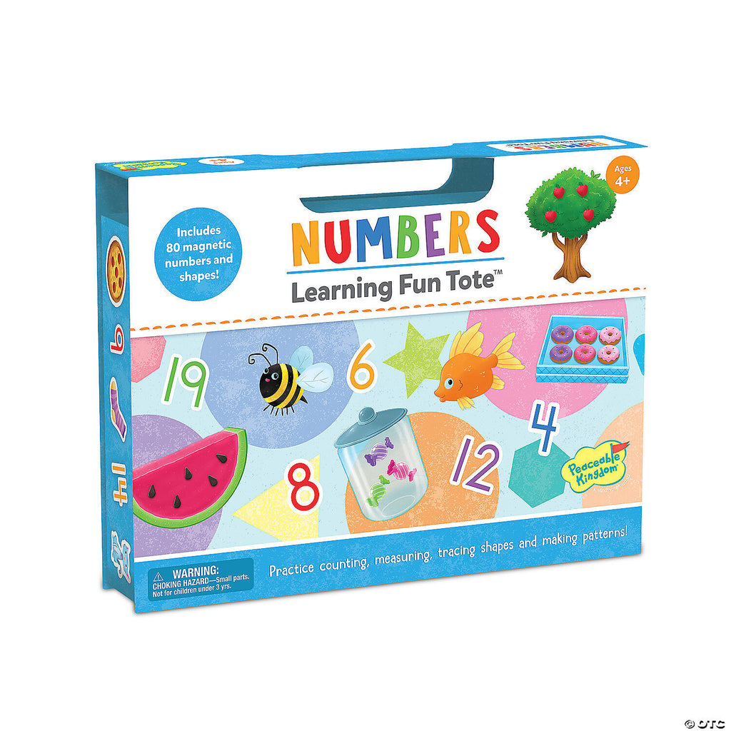 Aprendizaje de Números Magnético - Numbers Learning Fun Tote Mindware Panamá Niños
