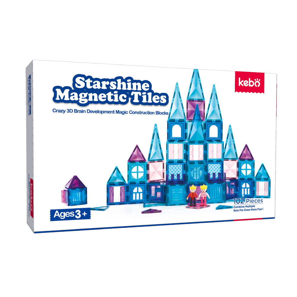 Magnetic Tiles 102 pcs - Bloques Magnéticos