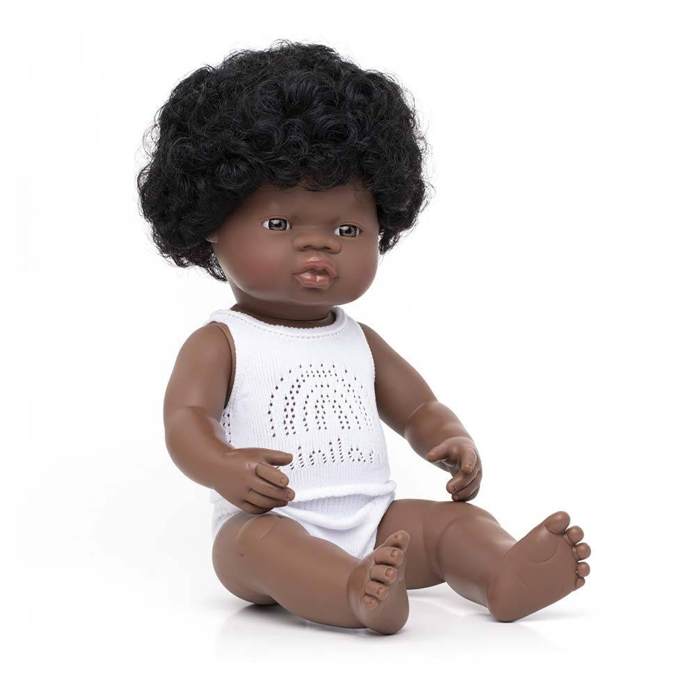 Muñeca Africana - African Girl Baby Doll Miniland en Panamá muñecas niñas etnía