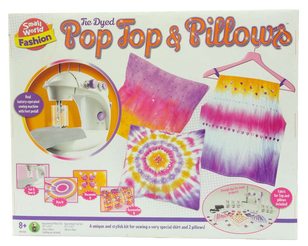 Tie Dyed Pop Top & Pillows - Maquina de Coser con Accesorios